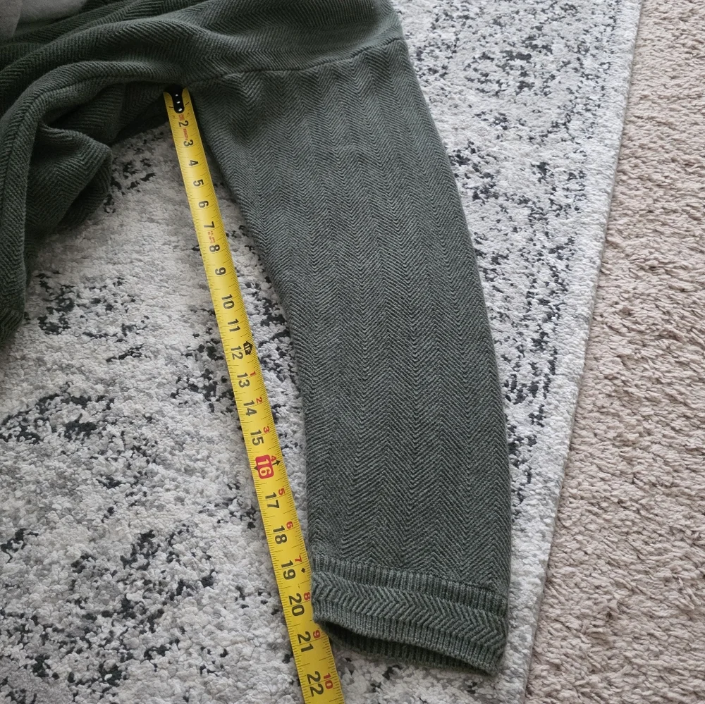 Vintage Chaps Ralph Lauren Hand Framed Knit Crewneck Sweater Mens XXL Green